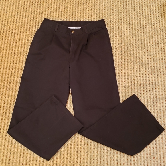 CHAPS BOYS BLACK CHINO PANTS - SIZE 18R - Picture 4 of 4
